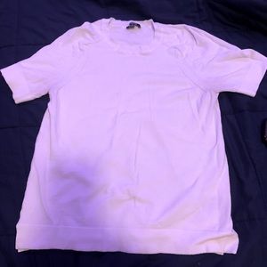 All white short shirt